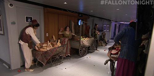 fallontonight giphyupload genie race jimmy fallon GIF