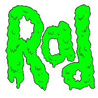 Acid Melting Sticker by McHone Cartoons