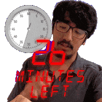 26 Minutes Sticker