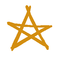 Celebrate Christmas Star Sticker by Camif
