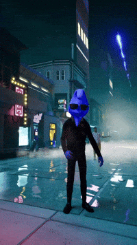 Cyberpunk 3D Animation GIF by alecjerome
