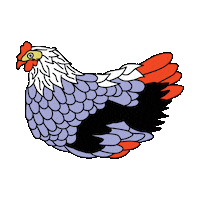 Chicken Sticker by BAGGU