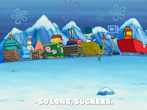 season 8 frozen face-off GIF by SpongeBob SquarePants
