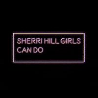 sherrihill1 neon power girlpower prom GIF