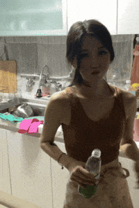 Cute Girl Cooking GIF