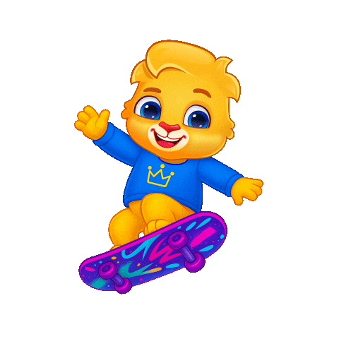 Speed Skating Sticker by Lucas and Friends by RV AppStudios