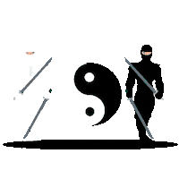 Martial Art Loop Sticker