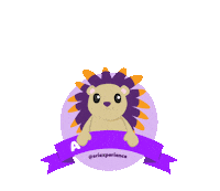 SRI_Experience team sri sri mascot hoggy the hedgehog hoggy the mascot Sticker