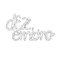 Lettering December Sticker