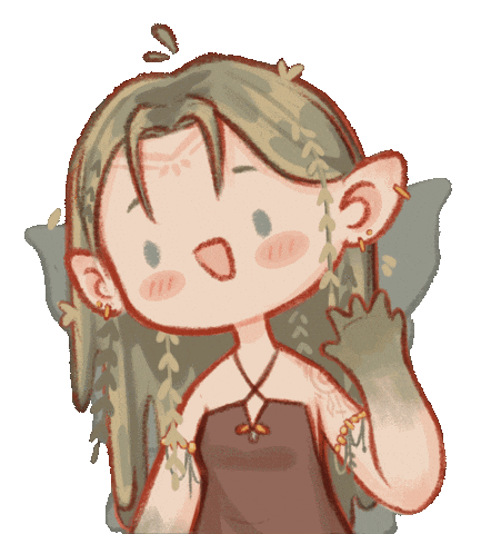 Girl Hello Sticker