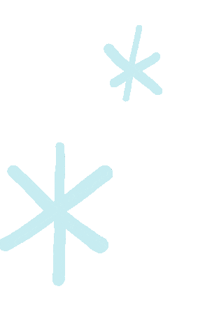 Star Snow Sticker by Stefanie Shank