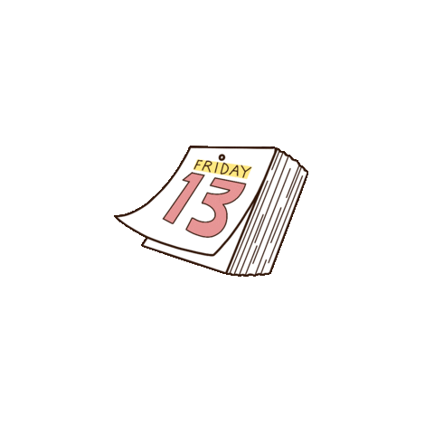 Friday The 13Th Omen Sticker