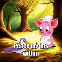 Peace Kindness GIF by The Pigasso