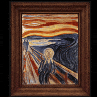 Edvard Munch Halloween GIF by ElmonX