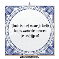 Wijsheid Spreuk Sticker by Tegelspreuken.nl