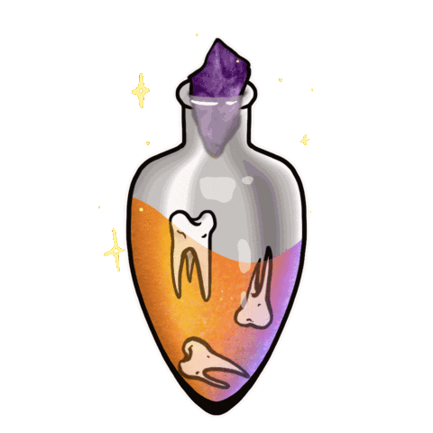 Inkvisiblemoon giphyupload orange spooky sparkle Sticker