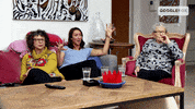 Excited Watching Tv GIF by Gogglebox Australia
