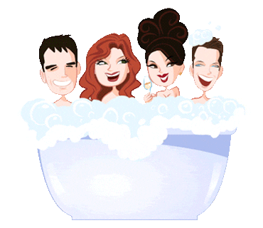 karen walker nbc Sticker by Will & Grace