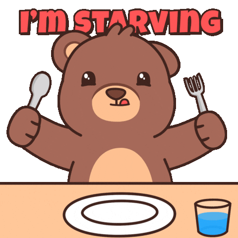 Teddy Bear Eating Sticker by BEARISH