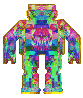 Glowing Trick Or Treat Sticker by Re Modernist