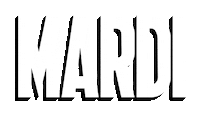 Mardi Sticker by Pete The Monkey