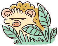 inksbywynn look plant leaves watching Sticker