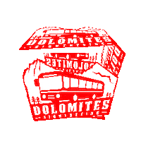 dolomitessightseeing dolomites selva sightseeing val gardena Sticker
