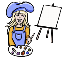 Art Student Sticker