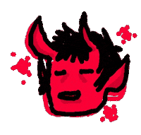 AndrewArt22 demon andrew andrewart andrewdesign Sticker