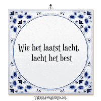 Humor Wijsheid Sticker by Tegelspreuken.nl