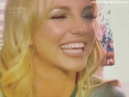 happy britney spears GIF