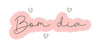 nataliabarretodesign pink bom dia dia nb Sticker