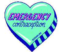 Birth Control Hearts Sticker by Bedsider