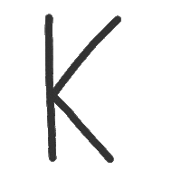 K Sticker