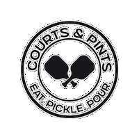 courtsandpints minnesota pickleball moorhead courts and pints Sticker