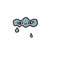 Rain Lluvia Sticker