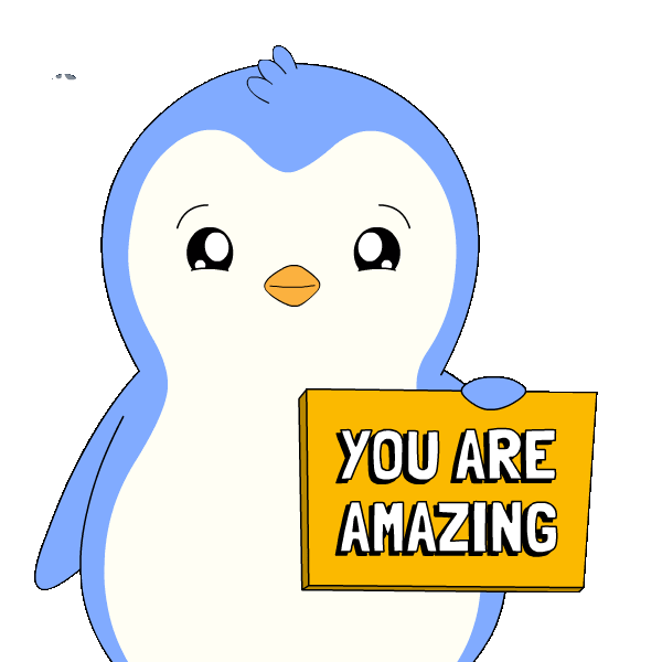I Love You Sticker by Pudgy Penguins