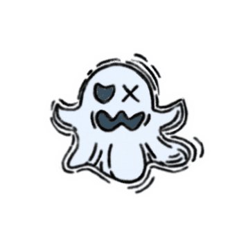 Halloween Ghost Sticker