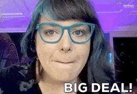 Who Cares Big Deal GIF by The Prepared Performer