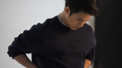 Calvin Klein Photoshoot GIF
