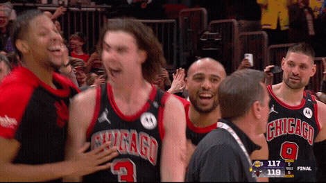 Chicago Bulls Celebration GIF by NBA
