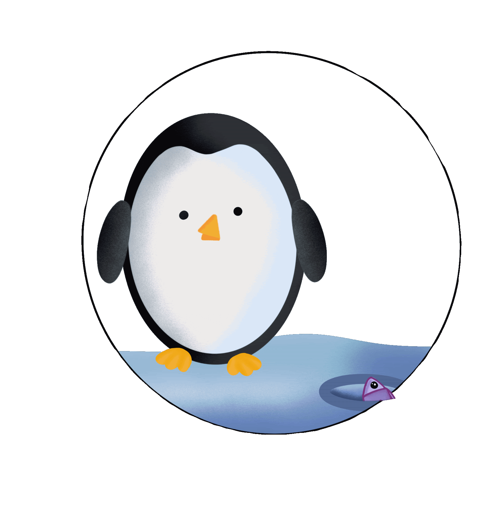adityasl03 giphyupload aesthetic penguin adorable Sticker
