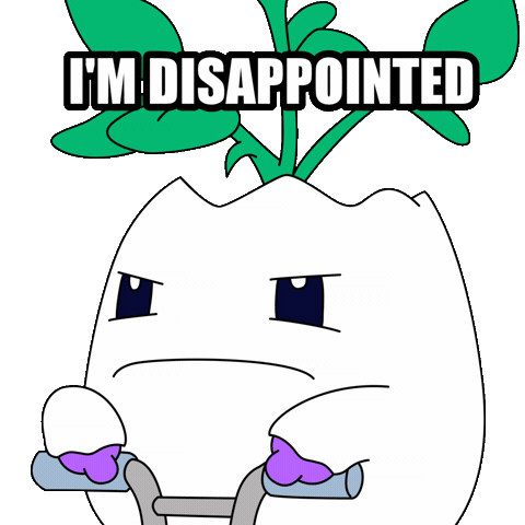 Disappointed No Way Sticker by Magic Eden