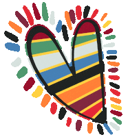 Lagahe corazon feria hearth albacete Sticker