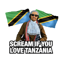 African Tanzania Sticker