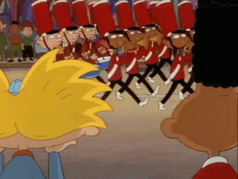 hey arnold nick splat GIF