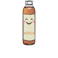 kombuchabrewers happy emoji bouncing kombucha Sticker