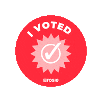 Vote Voting Sticker by We Are Rosie