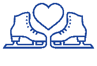 RiedellSkates skating eclipse figure skating ice skating Sticker