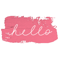 Text Hello Sticker